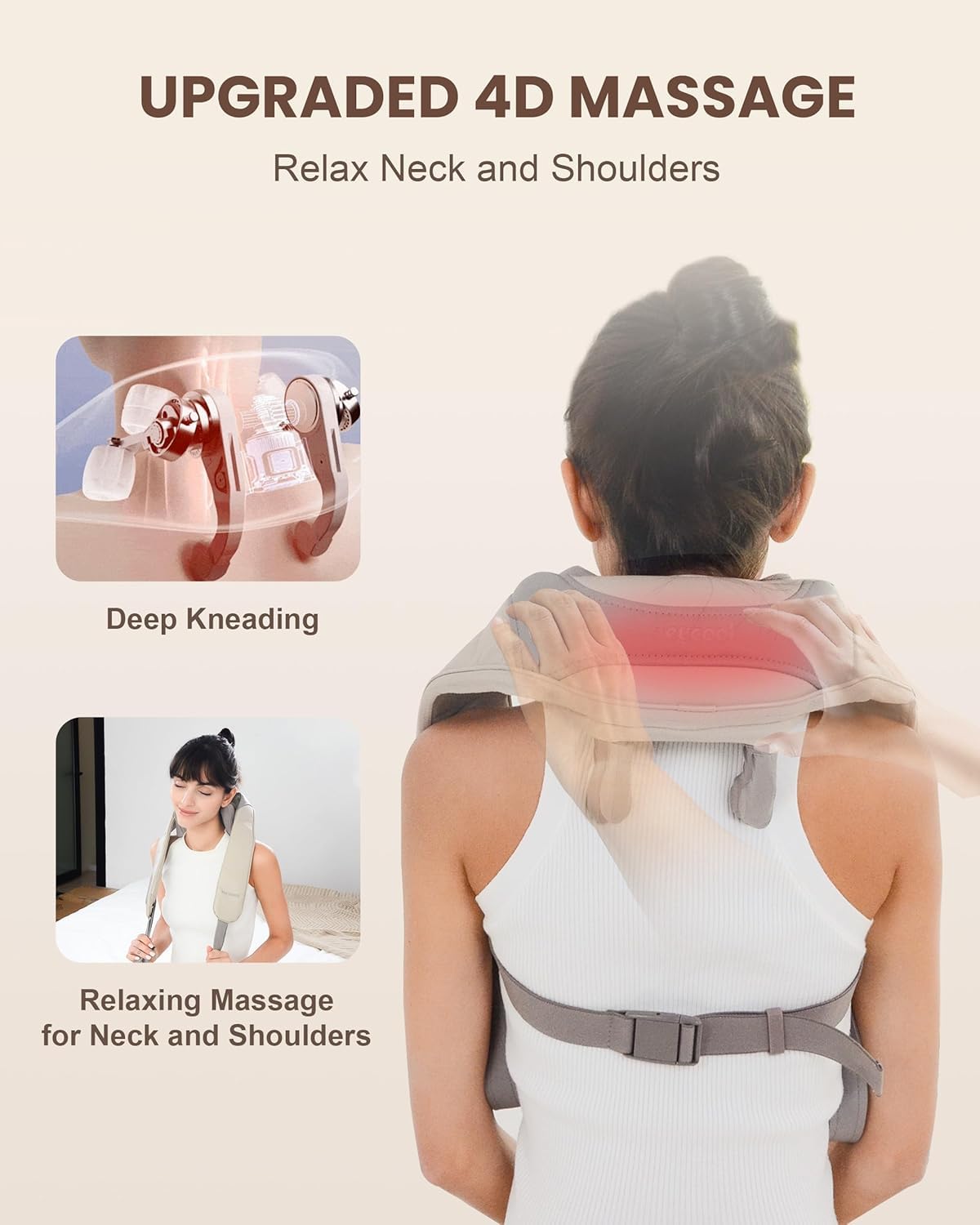 New Neck and Shoulder Massager – Portable & Powerful