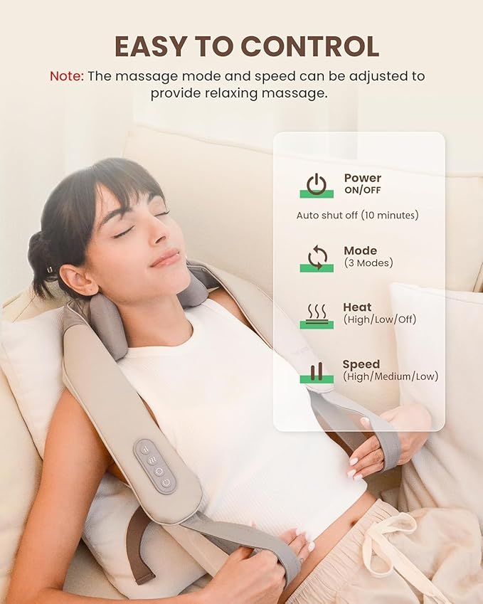 New Neck and Shoulder Massager – Portable & Powerful