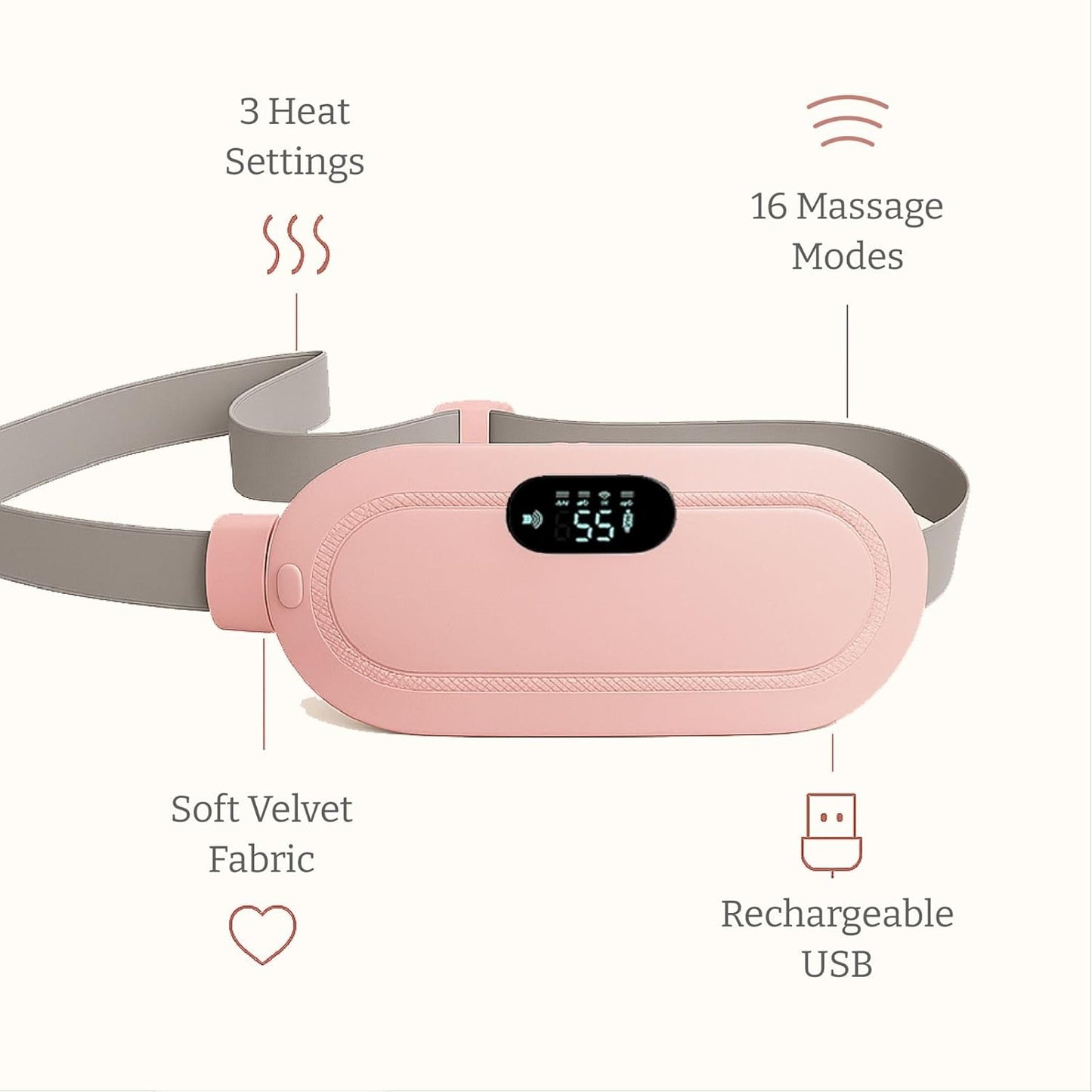 Menstrual Pain Relief Device – Cramp Massager