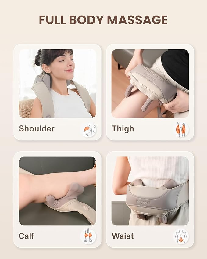 New Neck and Shoulder Massager – Portable & Powerful