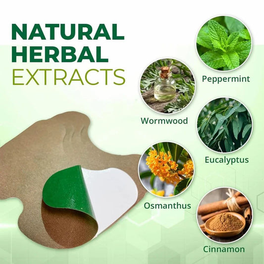 Knee Pain Relief Patches – Wormwood & Herbal Extracts (Pack of 20)