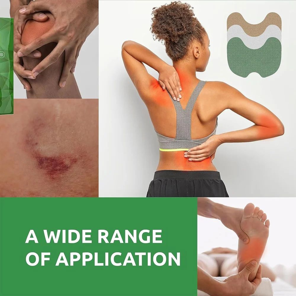 Knee Pain Relief Patches – Wormwood & Herbal Extracts (Pack of 20)