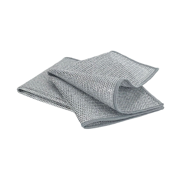 Stainless Steel Wire Dishcloth – Non-Scratch Scrubber for Kitchen Cleaning