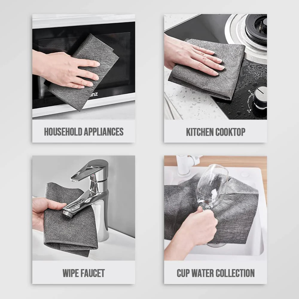 Thickened Magic Cleaning Cloth (4 Pcs)
