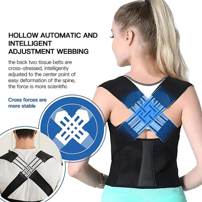 Adjustable Shoulder Posture Corrector Belt for Men & Women