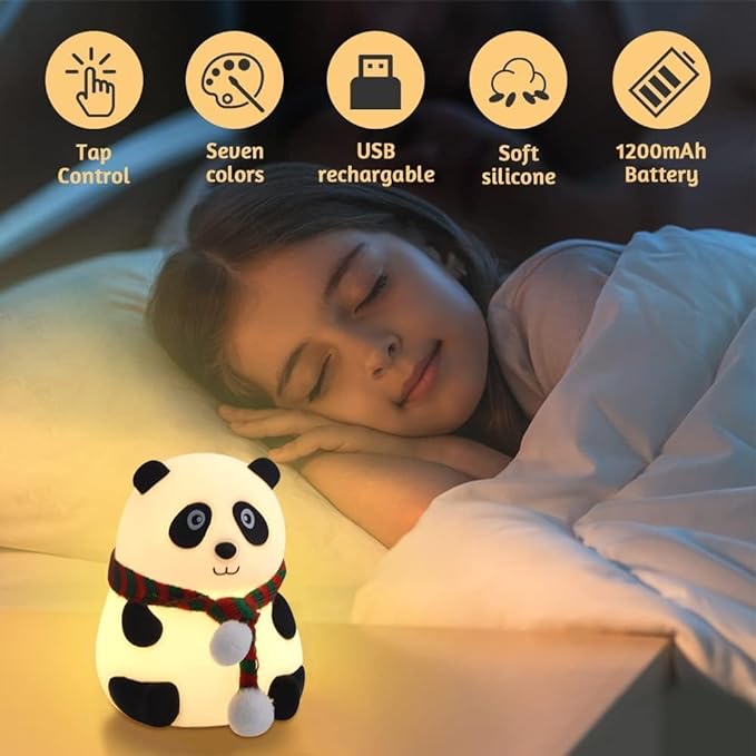 Adorable Panda Night Light