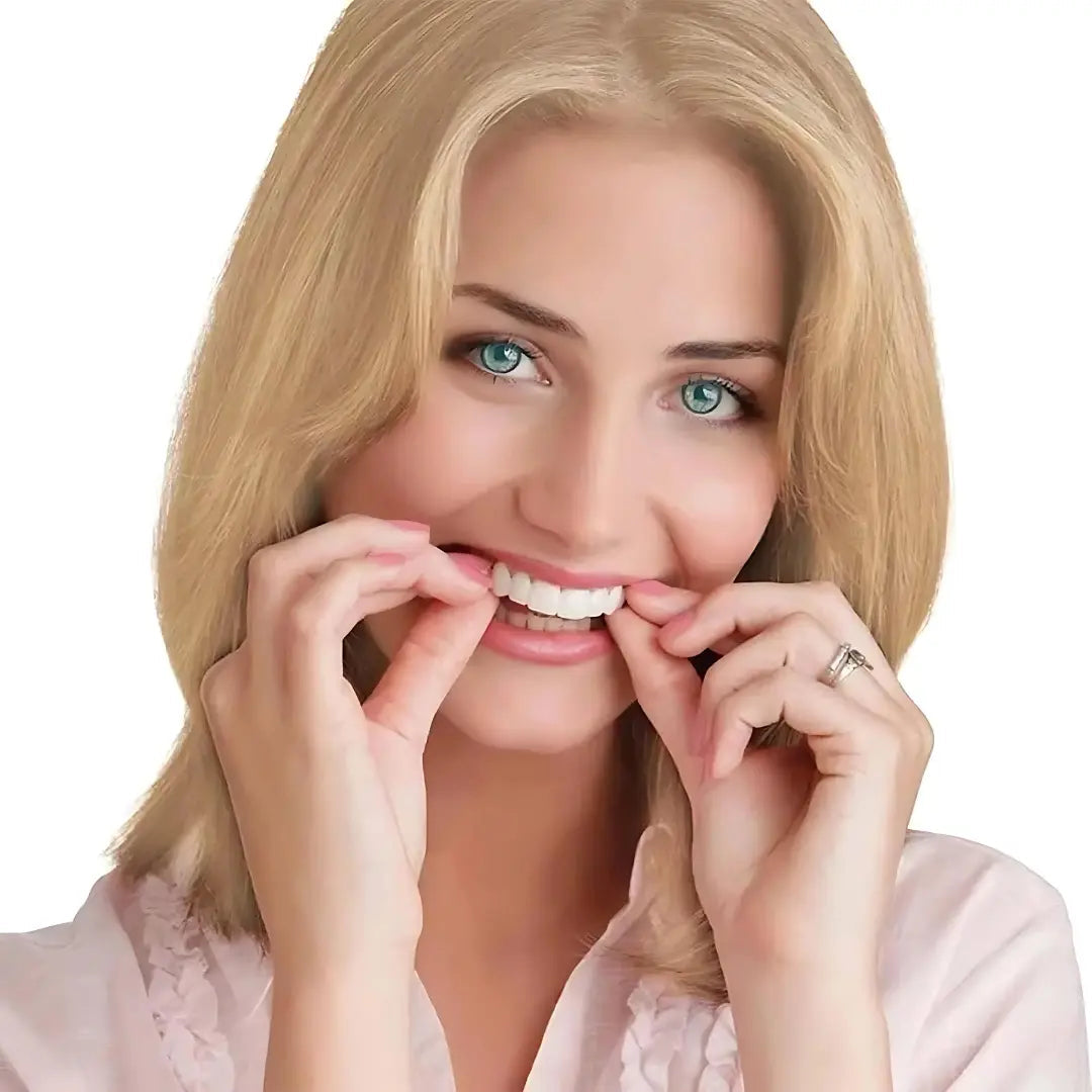 Comfortable Flex Dentures for Top & Bottom Teeth | White Cosmetic Cover